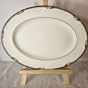 Nortitake Formal Bone China Sunswept Serving Platter 12"